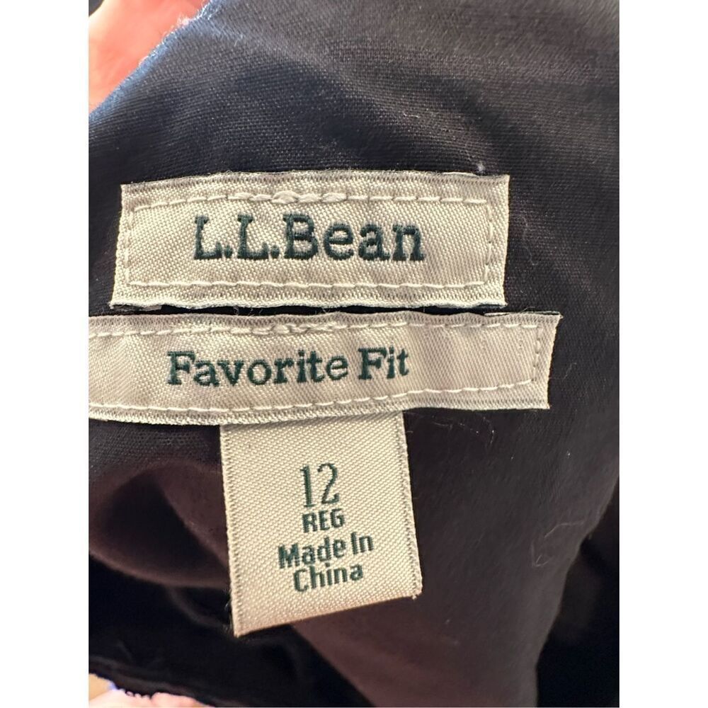 L. L. Bean Favorite Fit Womens Corduroy Black Jeans Size 12 - Picture 3 of 4
